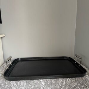 All-Clad Black Metal Cooking Tray